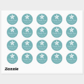 Starfish dank je labels (Zee foam) (Vel)