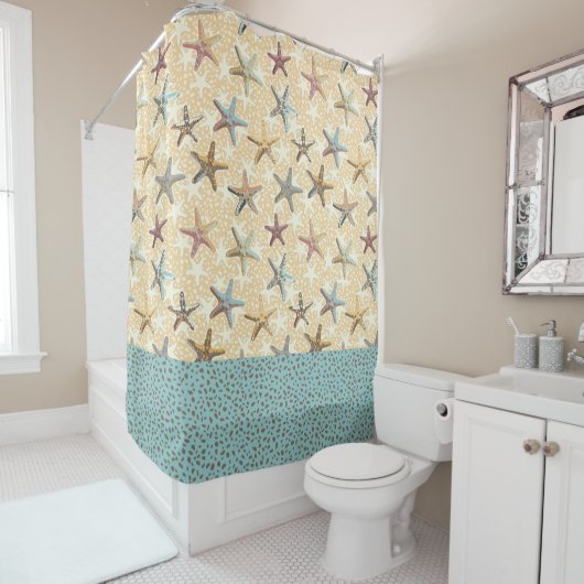 Starfish dans le rideau de douche de sable (En situation)