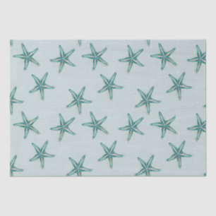 Starfish design tissue papier