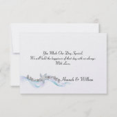 Starfish & Diamonds - Hartelijk dank Bedankkaart (Achterkant)