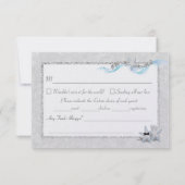 Starfish & Diamonds RSVP-kaart Bedankkaart (Achterkant)