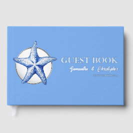 Starfish echte folie strand kust bruiloft evenemen gastenboek