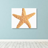 Starfish geïsoleerd op wit canvas afdruk (Insitu (Houten vloer))