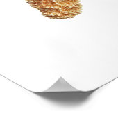 Starfish geïsoleerd op wit poster (Hoek)