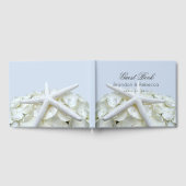 Starfish in Hydrangea Light Blue Weddenschap Gastenboek (Volledig)