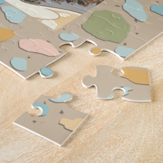 Starfish in the Sand Puzzle Legpuzzel (Zijkant)