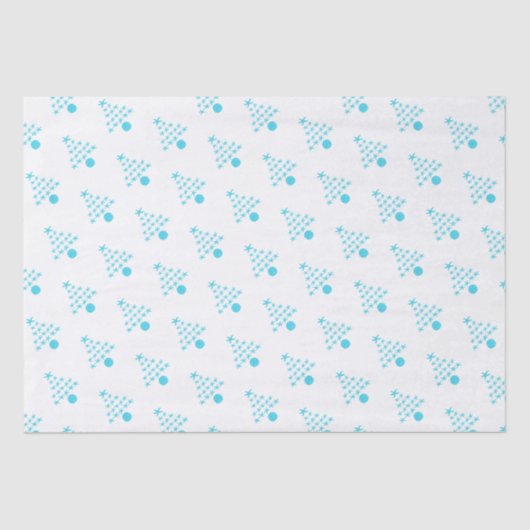 Starfish kerstboom patroon tissuepapier (Voorkant)