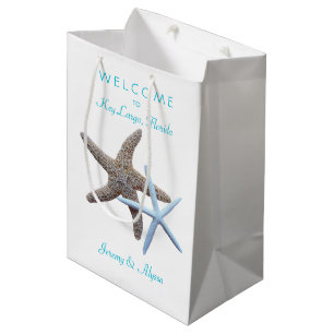 Starfish Key Largo Weekend Weddenschap Welkom Medium Cadeauzakje