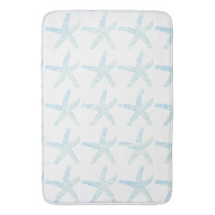 Starfish Kuststrand Blauwgroen blauw Aqua decor Badmat