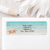 Starfish Love Ocean Beach Étiquettes de adresse de (En situation)