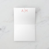 Starfish Mariage Merci Cartes, Rose (Intérieur)