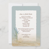 Starfish Message in a Bottle Vow Renewal Kaart (Achterkant)