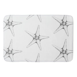 Starfish moderne zee levenspatroon strand badkamer badmat