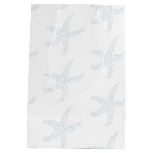 Starfish n Plumeria Destination Wedding Welcome Medium Cadeauzakje (Achterkant)