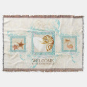 Starfish Nautilus Conch Shell Deken (Voorkant)