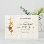 Starfish Nautilus Scallop Zee Shell Modern Patroon Kaart (Staand voorkant)