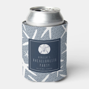 Starfish Navy Blue Florida Beach Bachelorette Blikjeskoeler