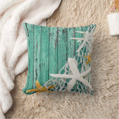 Starfish Netting Beach Hood | aqua Kussen (Deken)
