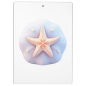 Starfish on a Unique-Shaped Stone Klembord (Achterkant)