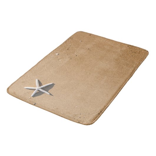 Starfish on Sand Bath Mat (Gekanteld)