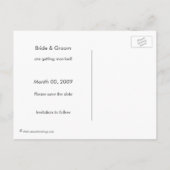 Starfish on the Beach Enregistrer la date Cartes p (Dos)