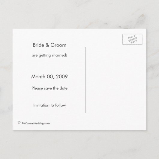 Starfish on the Beach Enregistrer la date Cartes p (Dos)