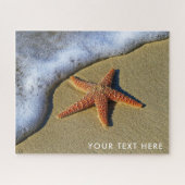 Starfish on the Beach Photo Jigzaag Puzzle Legpuzzel (Horizontaal)