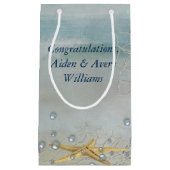 Starfish op Beach Wedding Klein Cadeauzakje (Voorkant)