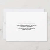 Starfish op een foto van Sandy Beach Bedankkaart (Achterkant)