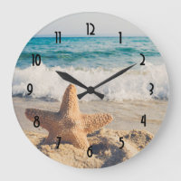 Starfish op een foto van Sandy Beach