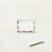 Starfish op een foto van Sandy Beach Post-it® Notes (Op bureau)