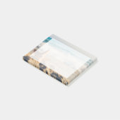 Starfish op een foto van Sandy Beach Post-it® Notes (Schuin)