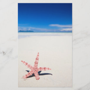 Starfish op het strand briefpapier