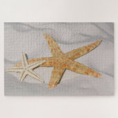 Starfish op het strand legpuzzel (Horizontaal)
