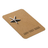 Starfish op Sandy Beach Magneet (Rechterzijde)
