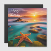 Starfish op strand op Dawn (Voorkant / Achterkant)