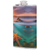 Starfish op strand op Dawn Heupfles (Links)