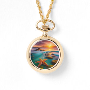 Starfish op strand op Dawn Horloge