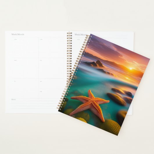 Starfish op strand op Dawn Planner (Display)