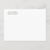 Starfish Pair Save the Date Briefkaart (Achterkant)