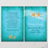 Starfish paire destination plage plié programme (Devant)