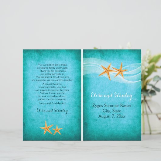 Starfish paire destination plage plié programme (Debout devant)