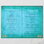 Starfish paire destination plage plié programme (Dos)