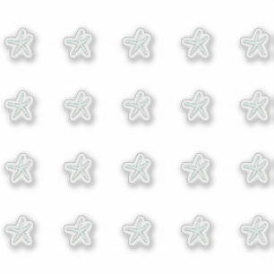 Starfish Pattern Cute Sealife Beach Ocean Seastars Sticker