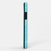 Starfish Pattern in Turquoise en White. Case-Mate iPhone Case (Achterkant/rechts)