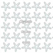 Starfish Patterns Baby shower Jongen Meisje 2023 L Sticker (Voorkant)