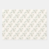 Starfish Patterns on Ecru Inpakpapier Vel (Voorkant 3)