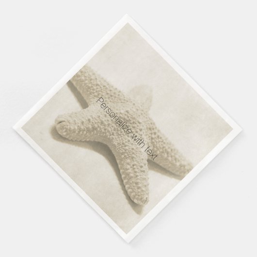 Starfish Personalized Servetten (Hoek)