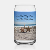 Starfish personnalisé sur la plage (Verso)