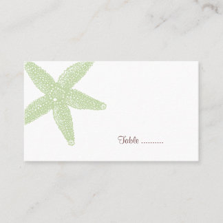 Starfish Place Card Plaatskaartje